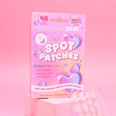 Sunkissed Holographic Hearts Spot Patches 48pcs