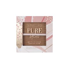 Sunkissed Pure Glow Matte Bronze Palette - 95% Natural - 2 x 6.5g Bronzer
