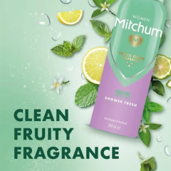 Mitchum Woman Odor Defense 48H Antiperspirant Shower Fresh 200ml