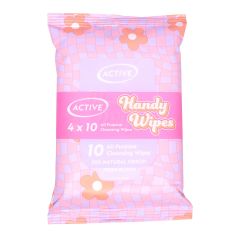 Active All Purpose Handy Wipes 4 x 10 Multi Pack