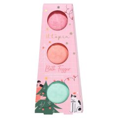 The Kind Edit Co. Utopia Fizzer Pyramid - 30g Bath Fizzer, 50g Bath Fizzer, 80g Bath Fizzer