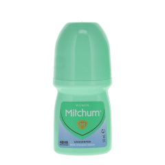 Mitchum Women 48H Roll On Antiperspirant Unscented 50ml