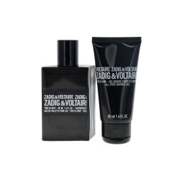 Zadig & Voltaire This is Him! Eau de Toilette 50ml Gel Gift Set for Him