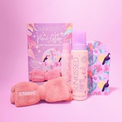 Sunkissed Pure Glow Super Size 300ml Tanning Gift Set Dark