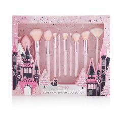 Q-KI  Super Pro Brush Collection Blending Brush and 9 x Makeup Brushes
