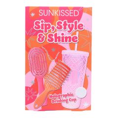 Sunkissed Sip, Style & Shine Drinking Cup Body Care Gift Set