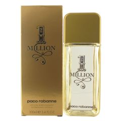 Paco Rabanne 1 Million 100ml Aftershave Lotion Splash for Men