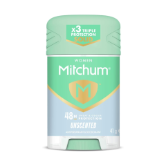 Mitchum Women Triple Odor Defense 48H Antiperspirant Unscented 41g