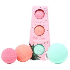 The Kind Edit Co. Utopia Fizzer Pyramid - 30g Bath Fizzer, 50g Bath Fizzer, 80g Bath Fizzer