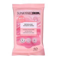Sunkissed Skin Refreshing Intimate Cleansing Wipes 10 Pack