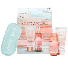 The Kind Edit Co. Signature Sweet Dreams Gift Set - 100ml Pillow Mist, 100ml Body Lotion, Eye Mask