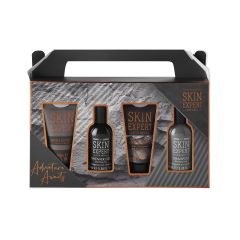 Style & Grace Skin Expert Essential Gift Set Eco Packaging 2021 - 100ml Shower Gel, 100ml Shampoo, 50ml Face Scrub, 50ml Body Lotion