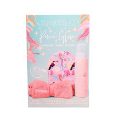 Sunkissed Pure Glow Super Size 300ml Tanning Gift Set Ultra Dark