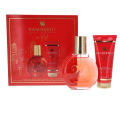 Gloria Vanderbilt Vanderbilt In Red EDT Spray 100ml Gift Set For Her