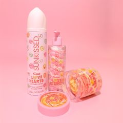 Sunkissed x Love Hearts Mini Collection Bath & Body Gift Set Bundle