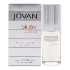 Jovan Platinum Musk Eau de Cologne Spray for Him 88ml