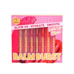 Sunkissed Balm Burst Lush Lip Clicks Gift Set 7 Pack