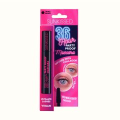 Sunkissed 36 Hour Party Proof Mascara 12ml - Black