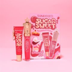 Sunkissed Sugar Sweet Lip Duo Gift Set Cherry Pie 16ml