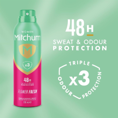 Mitchum Women 48H Antiperspirant Flower Fresh 200ml
