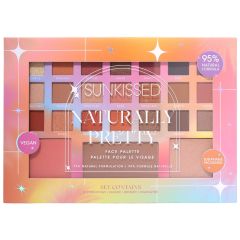Sunkissed Naturally Pretty Face Palette - 35 x 1g Eyeshadow, 7g Blusher, 12g Bronzer, 7g Highlighter