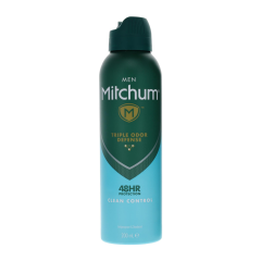 Mitchum Men Triple Odor Defense 48H Antiperspirant Clean Control 200ml