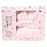 The Kind Edit Co. Spa Botanique Robe Gift Set  - Relaxing Bath Robe, 120ml Body Butter, 50ml Body Wash