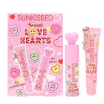 Sunkissed Love Hearts Lip Gloss & Conditioner Lip Duo Gift Set Cherry