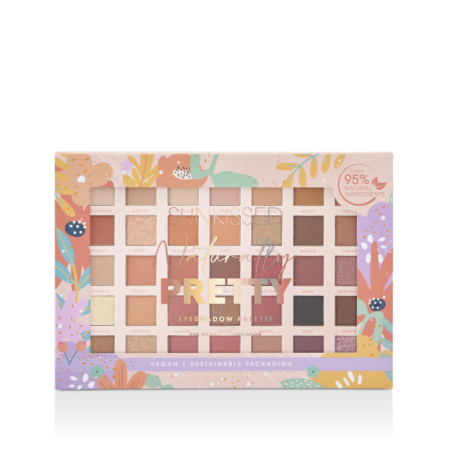 Sunkissed Natually Pretty Eyeshadow Palette 35 x 1g Eyeshadow at Perfume Plus Direct