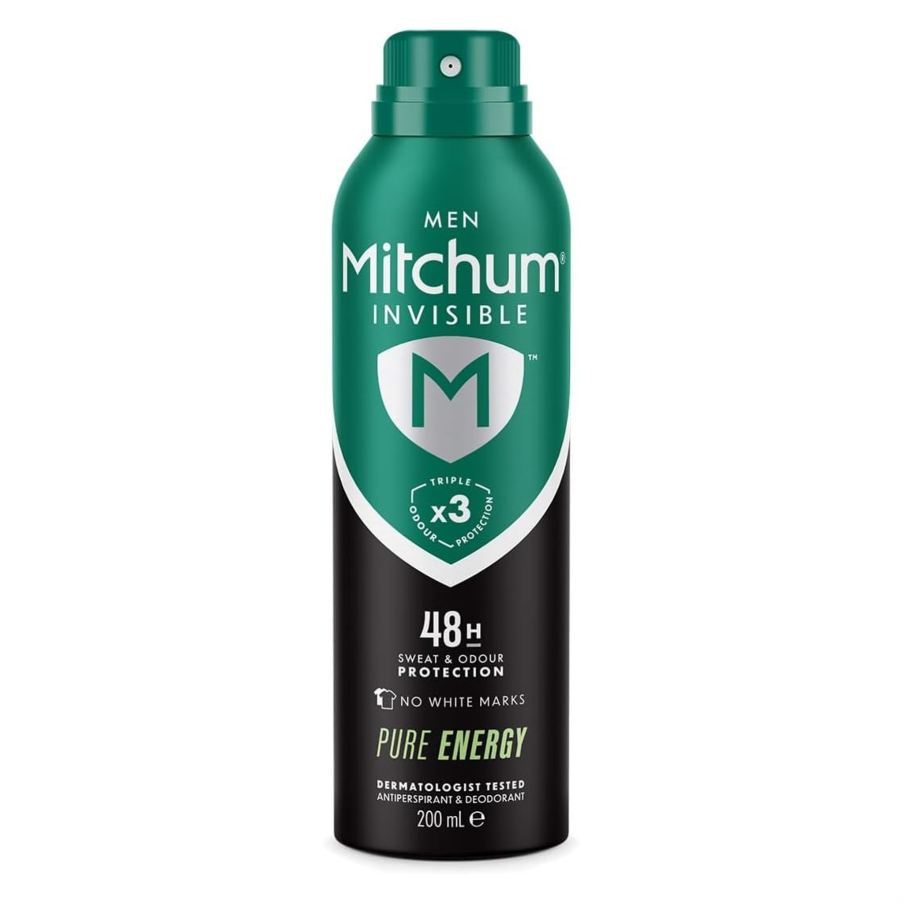 Mitchum Men Invisble 48H Antiperspirant Pure Energy 200ml at Perfume Plus Direct