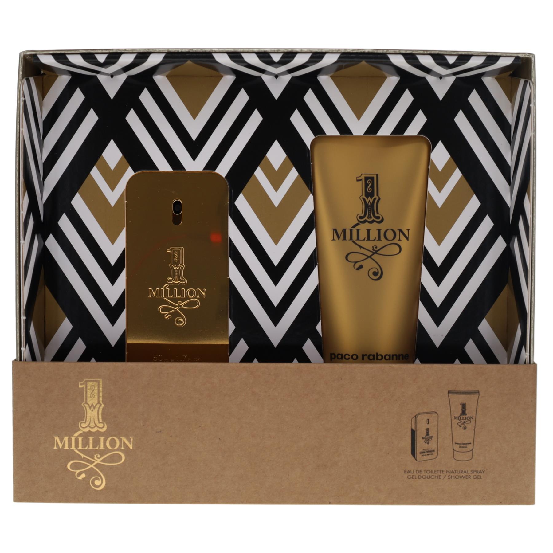 Image of Paco Rabanne 1 Million Eau de Toilette 50ml Gift Set for Him