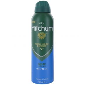 Mitchum Men Ice Fresh Triple Odor Defense 48Hrs Protection Antiperspirant Deodorant Spray 200ml