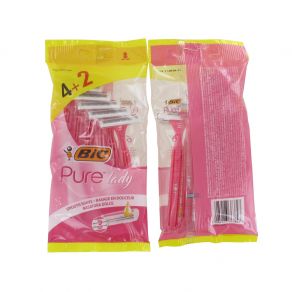 Bic Pure Lady 3 Disposable Shavers 4 +2