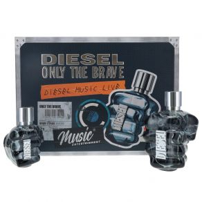 Diesel Only The Brave 125ml Eau de Toilette Gift Set 50ml Eau de Toilette Spray for Him
