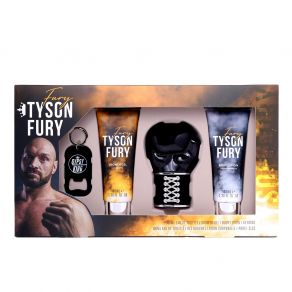 Tyson Fury 100ml Eau de Toilette Gift  Set 100ml Shower Gel, 100ml Body Lotion for Him