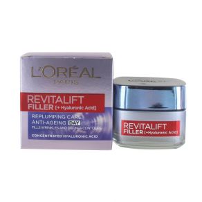 L'Oreal Revitalift Filler Renew Anti-Ageing Day 50ml Replumping Care for Anti Wrinkle and Defined Contours (Concentrated Hyaluronic Acid)