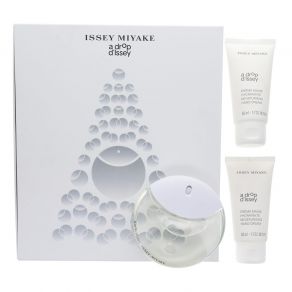 Issey Miyake A Drop D'issey 50ml Eau de Parfum Gift Set 2 x 50ml Hand Cream for Her