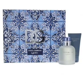 Dolce & Gabbana Light Blue Pour Homme 75ml Eau de Toilette Gift Set  50ml Aftershave Balm for Him