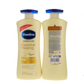 Vaseline Intensive Care Essential Healing 600ml Body Lotion with Vaseline Jelly