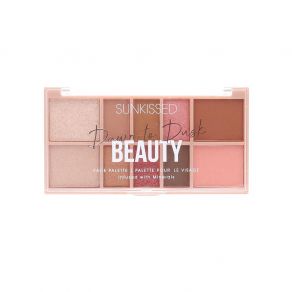 Sunkissed Dawn To Dusk Beauty Face Palette Infused with Minerals - 6 x 0.9g Eyeshadow, 1.8g Bronzer, 1.8g Blusher, 2 x 1.8g Highlighter
