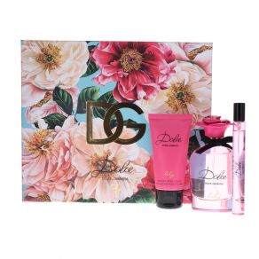 Dolce & Gabbana Dolce Lily 75ml Eau de Toilette Gift Set 50ml Body Lotion, 10ml Eau de Toilette Travel Spray for Her