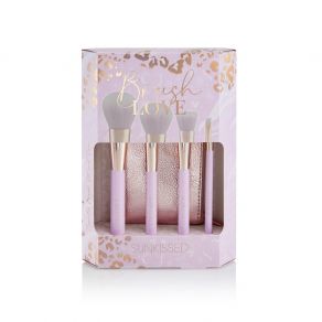 Sunkissed Makup Brush Love Set with Cosmetic Bag
