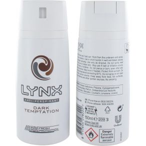 Lynx Dark Temptation Body Spray Deodorant 150ml for Him
