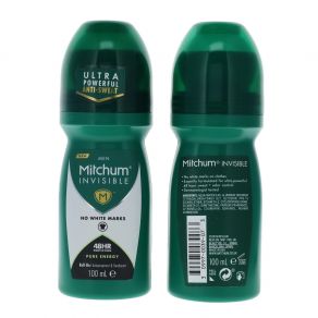 Mitchum Invisible Pure Energy 100ml Roll On  Antiperspirant & Deodorant - 48HR Protection for Him