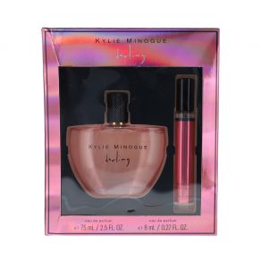 Kylie Minogue Darling By Kylie 75ml Eau de Parfum Gift Set 8ml Eau de Parfum Purse Spray for Her