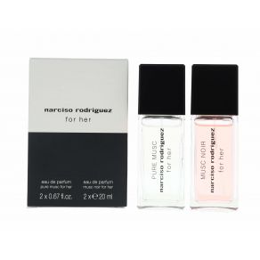 Narciso Rodriguez  Miniature Set - Musc Noir 20ml  Eau de Parfum,  Pure Musc 20ml Eau de Parfum