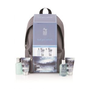 Style & Grace Skin Expert Back Pack Gift Set  - 100ml Face Scrub, 100ml Shampoo, 80ml Body Wash, 80ml Body Lotion and Backpack