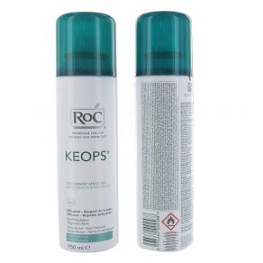 RoC Keops Deodorant Spray  Secco 150ml 24 Hours Protection - Fragrance Free - Alcohol Free