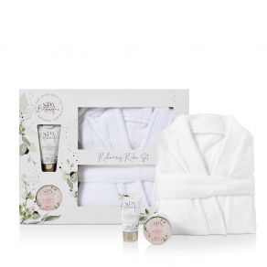 The Kind Edit Co Spa Botanique Relaxing Bath Robe Set - 50ml Body Lotion, 120ml Body Butter