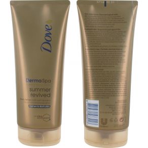 Dove Derma Spa Summer Revived Body Lotion with Self Tanner 200ml - Medium to Dark